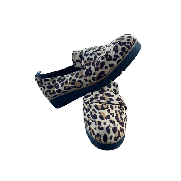 EUC Dr. Scholls Be Energized Webster Animal Print Loafer 6.5 Brown Black Comfort - Picture 8 of 8